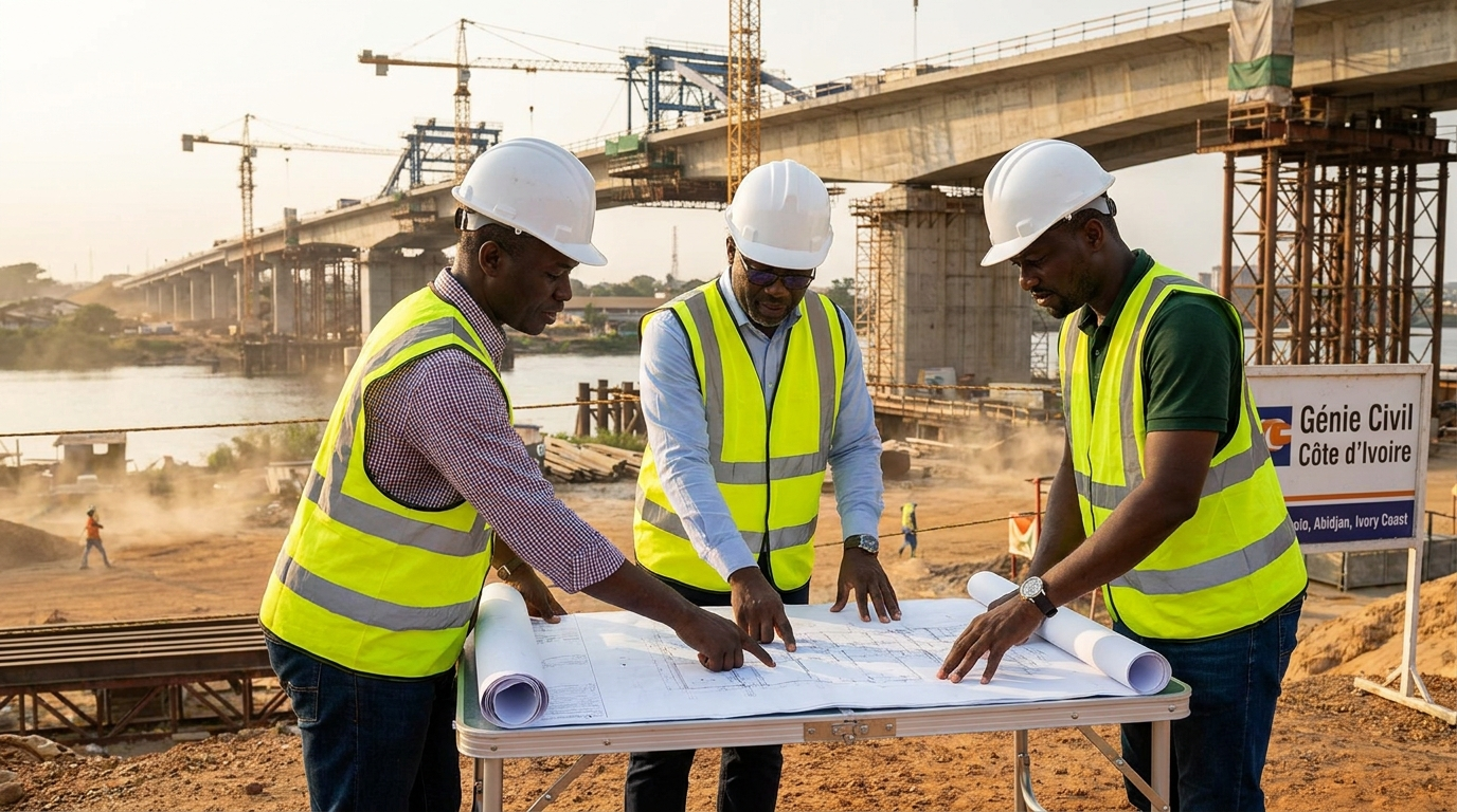 Ingénieurs sur chantier